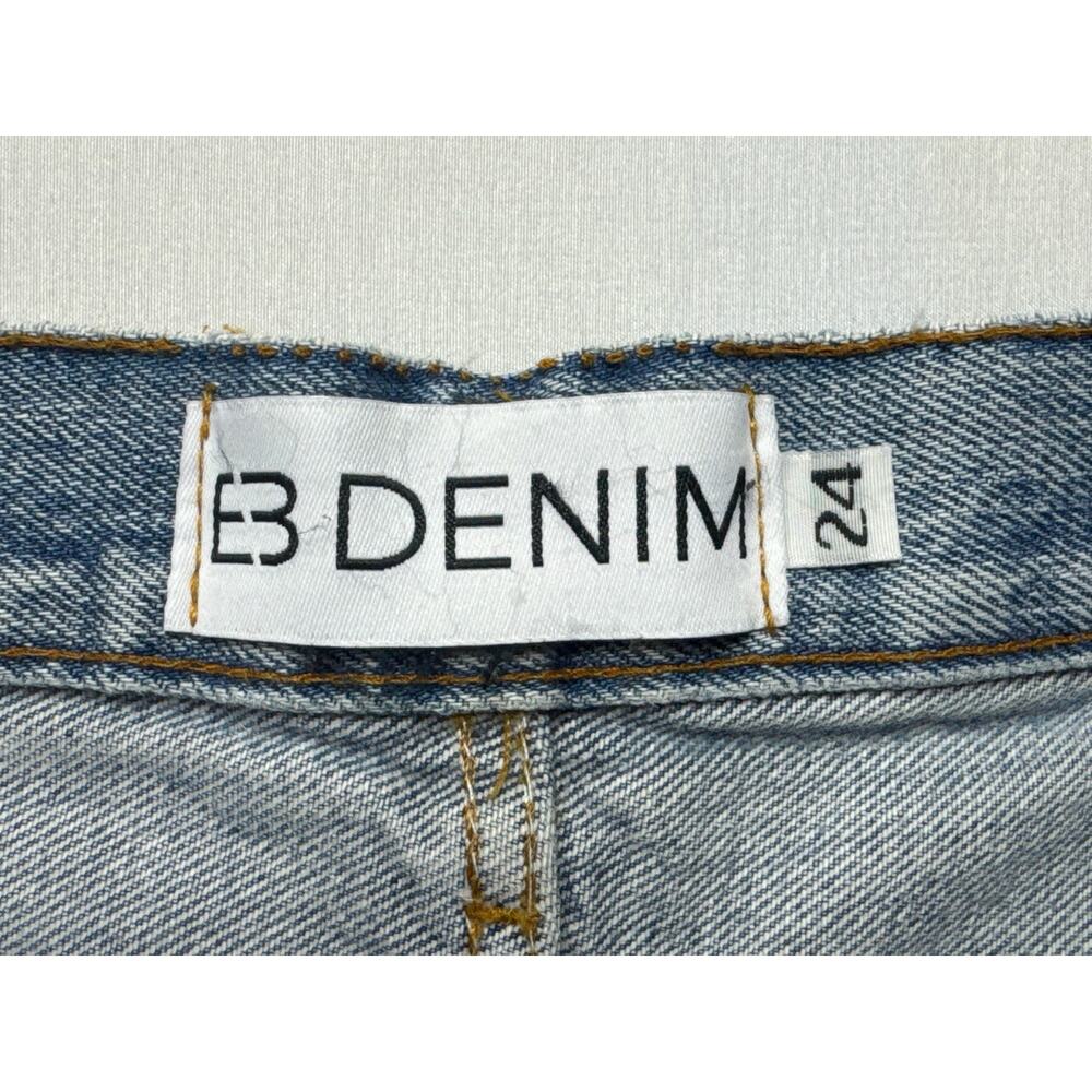 EB Denim Women's Reconstructed Vintage Levi's Denim Shorts - Size 24 - Picture 5 of 6
